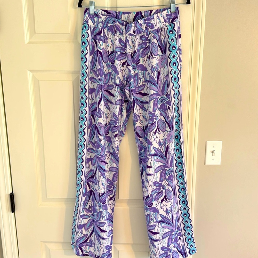 32" Bal Harbour Palazzo Pant in Elephant Splash